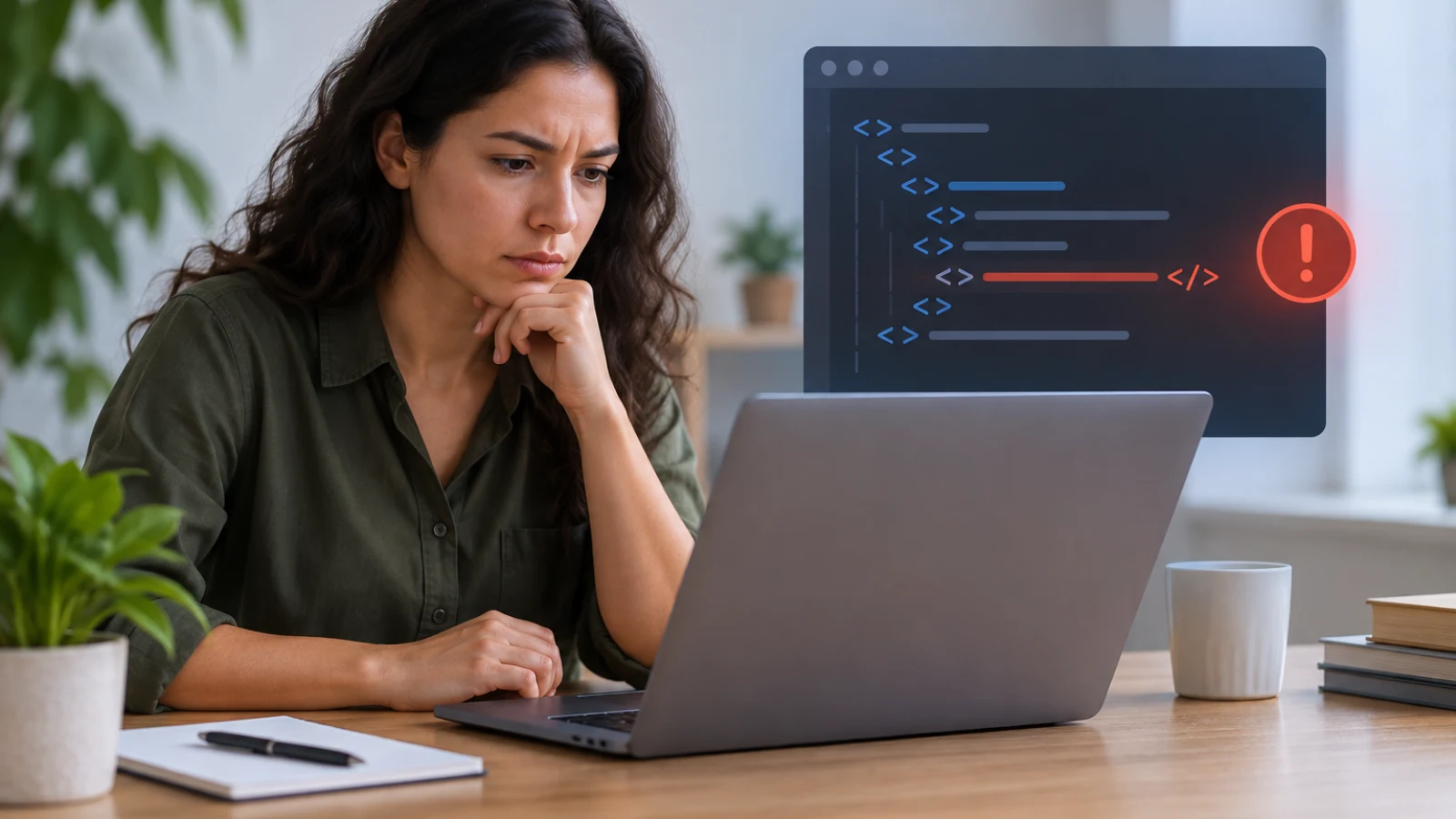 Ilustração conceitual sobre XML TISS com estrutura inválida: como investigar tags, ordem e fechamento